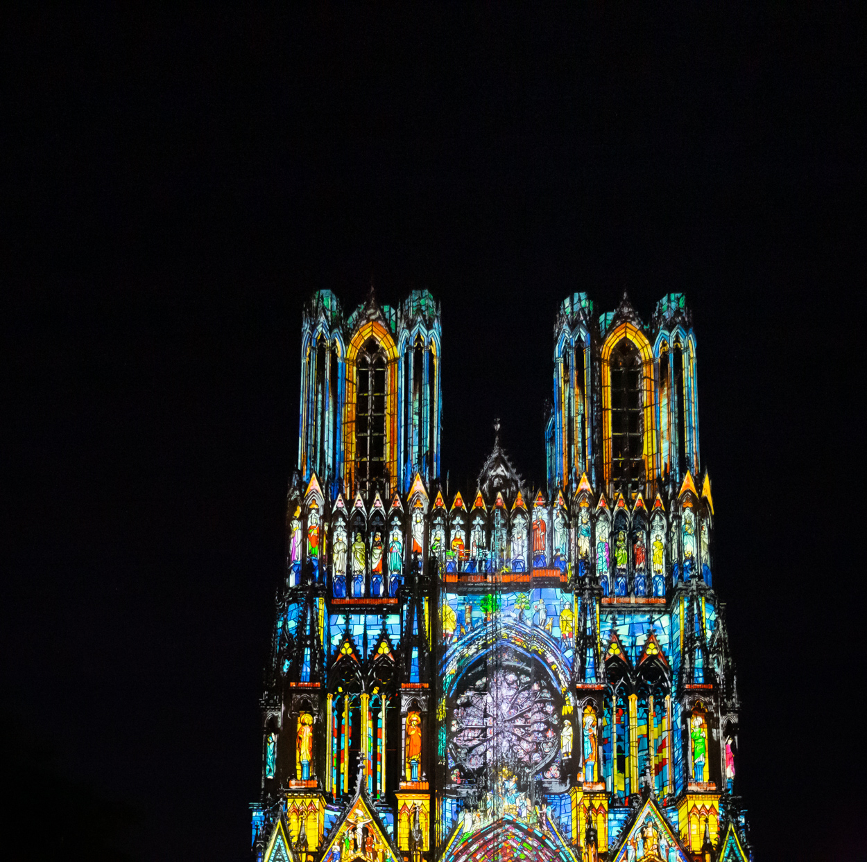 Colour Reims Cathedral