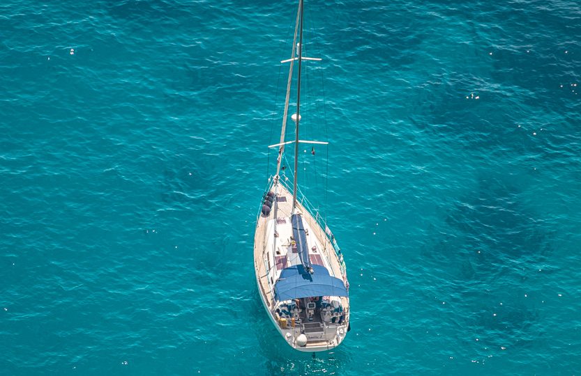 Sailing on the Azure Sea
