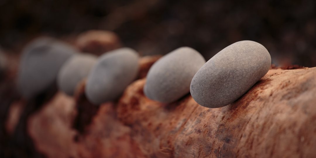Pebble On Wood