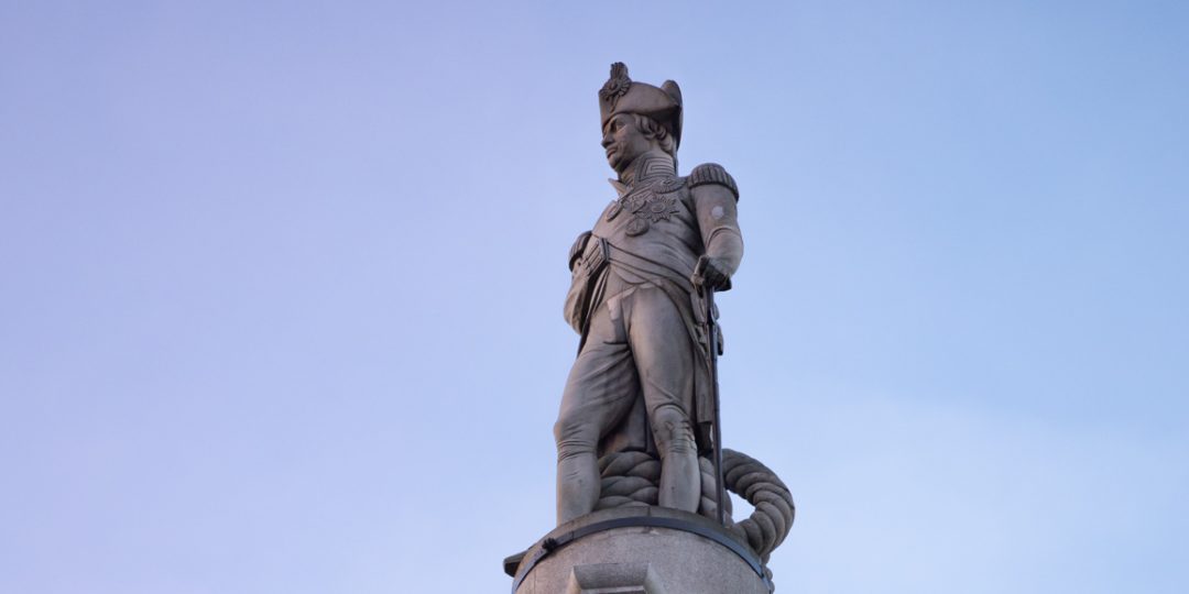 Nelson on his Column