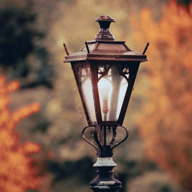 The Autumn Street Lamp